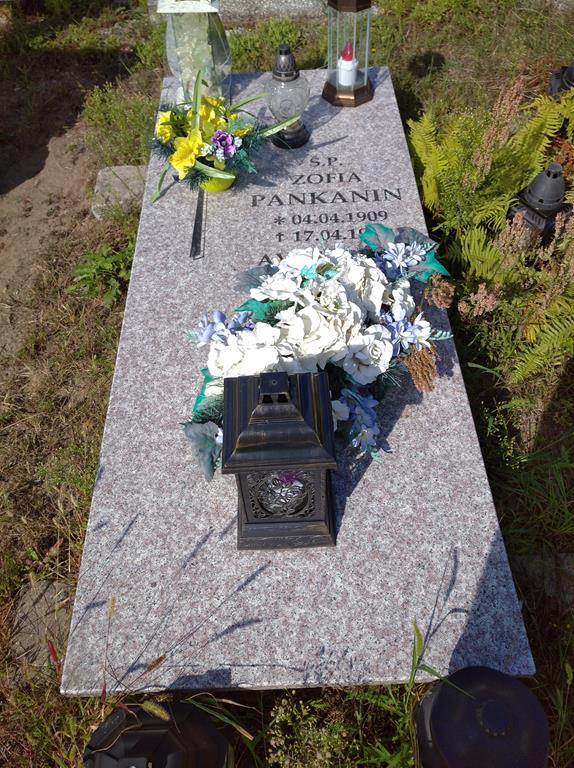 Zofia Pankanin 1909 Koronowo - Grobonet - Wyszukiwarka osób pochowanych