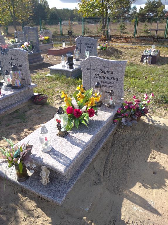 Regina Klonowska 1925 Koronowo - Grobonet - Wyszukiwarka osób pochowanych