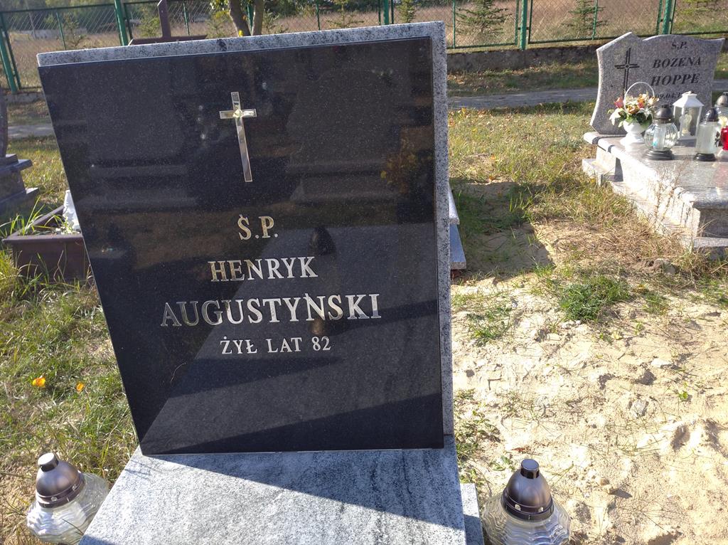 Henryk Augustyński 1937 Koronowo - Grobonet - Wyszukiwarka osób pochowanych